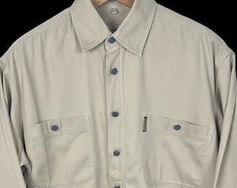 Vintage 1990s ARMANI JEANS Button-Up Shirt ~ Designer ~ Made in Italy ~ Emporio