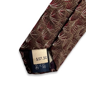 Vintage POLO RALPH LAUREN Necktie Brocade / Embroidered / Ancient Madder Preppy Ivy Style Trad Tie image 5