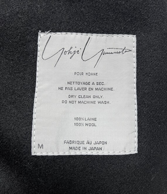 Vintage YOHJI YAMAMOTO Pour Homme Wool Jacket ~ M ~ Designer Vintage YOHJI YAMAMOTO Pour Homme Wool Jacket ~ M ~ Designer