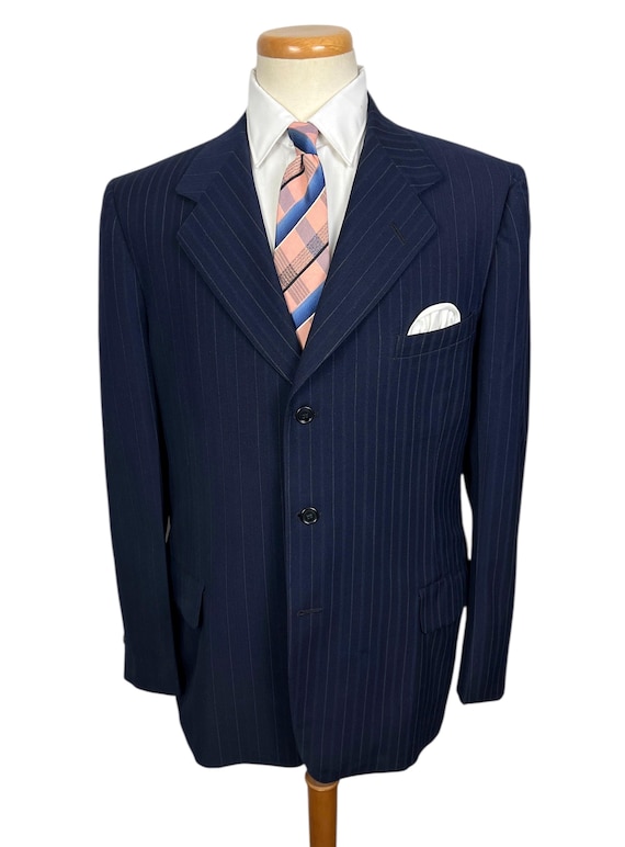 Vintage Dated 1947 Custom Tailored Wool Sport Coa… - image 4