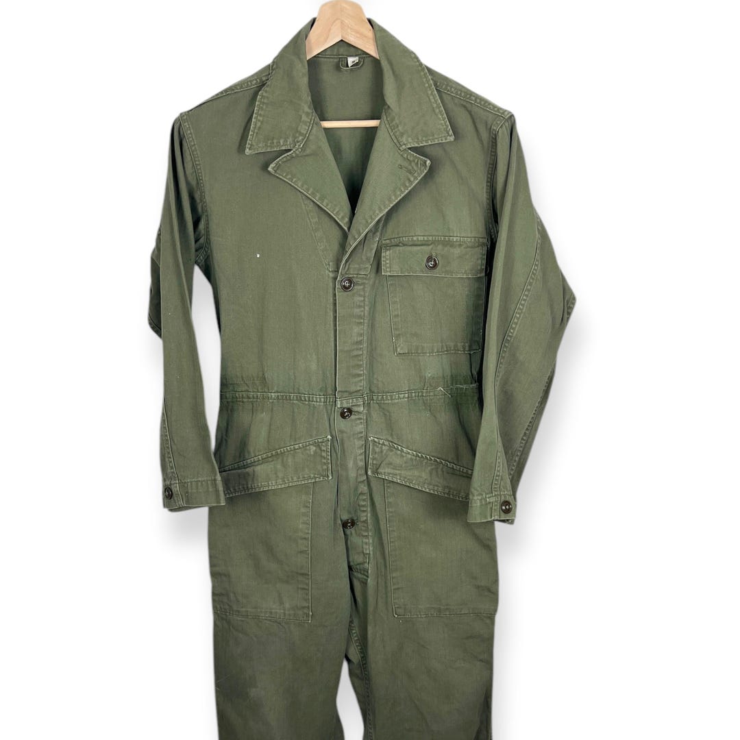 ジャケット・アウター BONCOURA Coverall U.S. Army Herringbone Coverall US Army Herringbone olive – BONCOURA Official