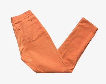 Jeans DKNY pour femmes vintage des années 1990 ~ mesure 29 x 33 ~ pêche délavé ~ taille mi-haute ~ fabriqué aux États-Unis ~ taille 29