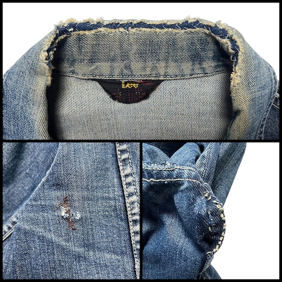 RARE ~ Vintage 1950s/1960s LEE 101-J Denim Jean Jacket ~ Size 40 R