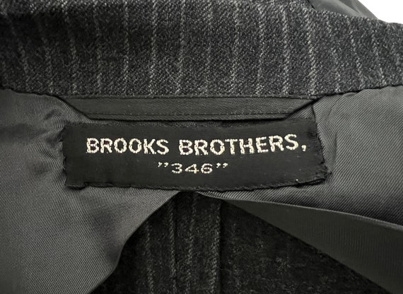Vintage 1950s BROOKS BROTHERS "346" Wool Flannel … - image 9
