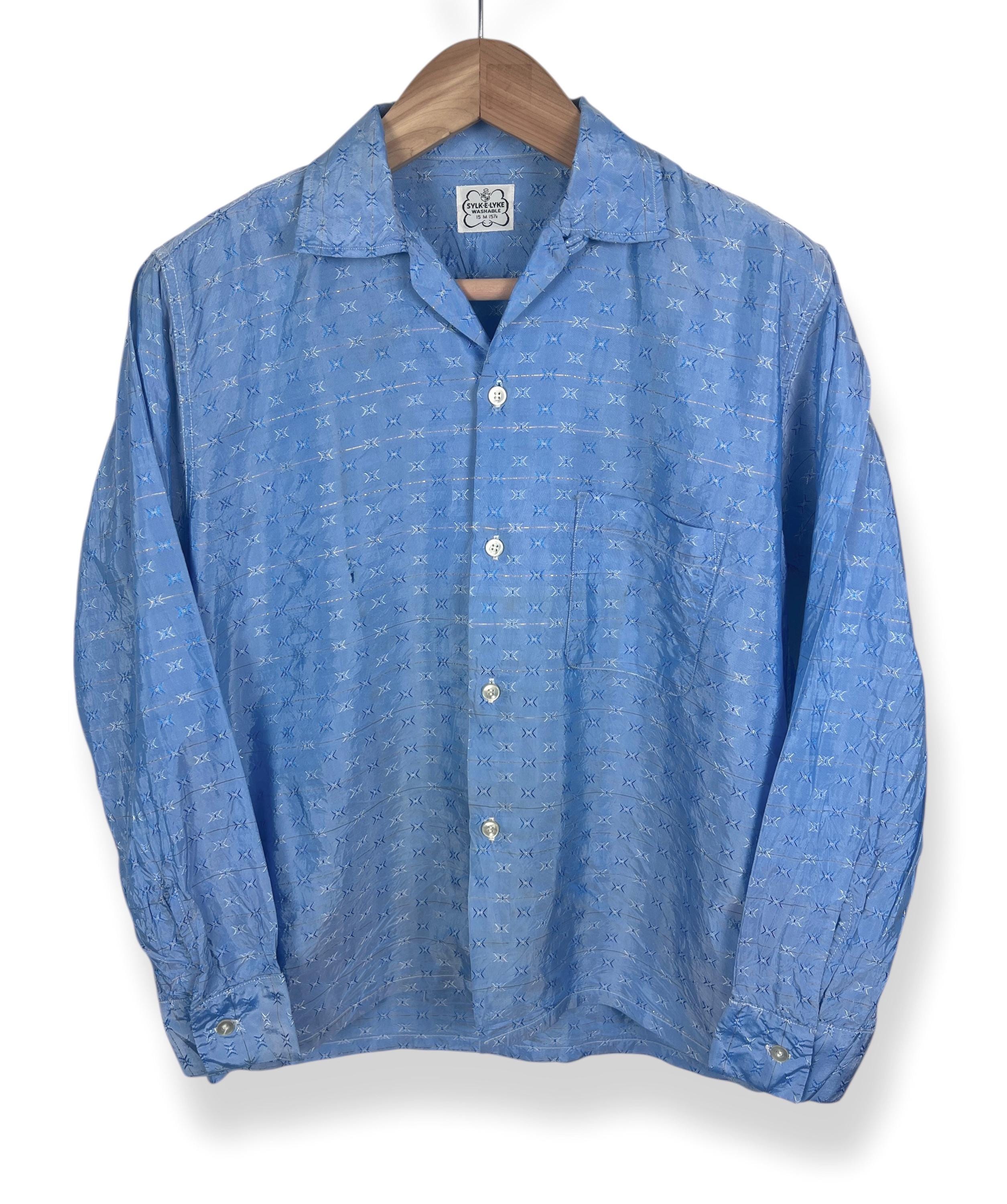 Vintage 60s Rayon Shirt Men - Etsy