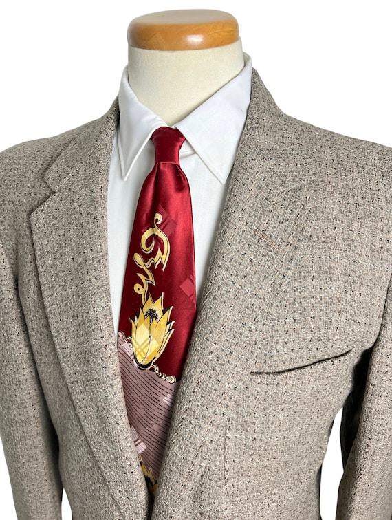 Vintage 1950s ATOMIC FLECK Wool Rockabilly Sport Coat ~ Size Vintage 1950s ATOMIC FLECK Wool Rockabilly Sport Coat ~ Size
