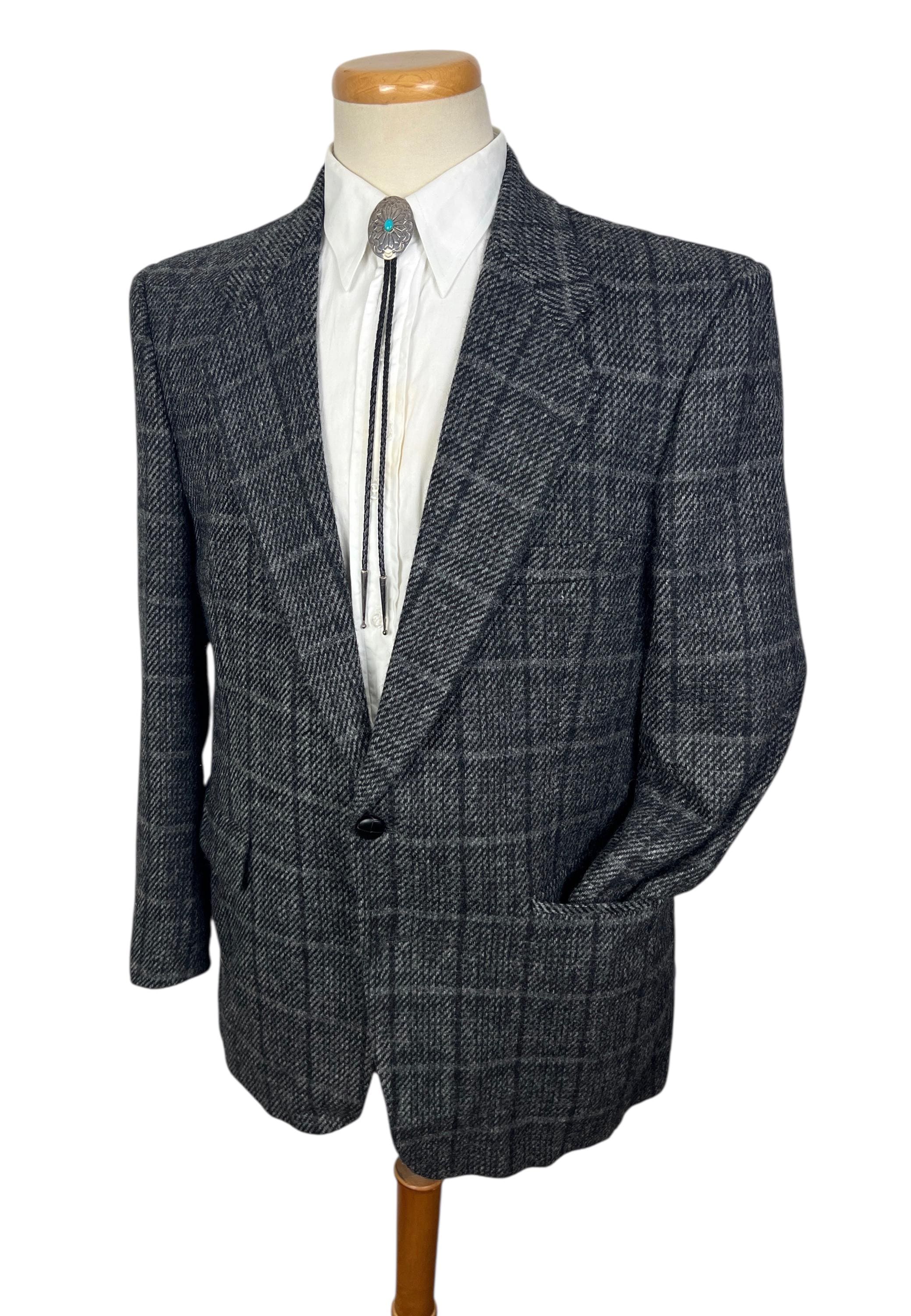 ジャケット・アウター 80s YVES SAINT LAURENT wool tweed jacket 80s Ysl Wool Jacket - Etsy