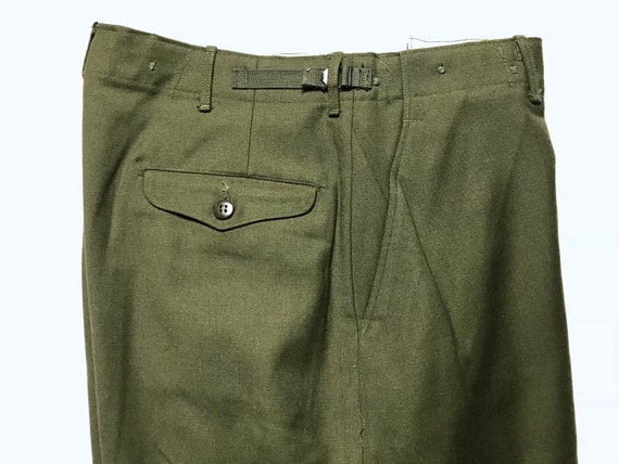 Vintage Military Pants M 51 1951 Wool Field Pants Korea War Era 8405-231-7203 Retro 50/'s 34 x 32