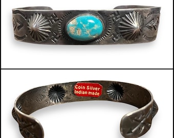Rare Thicker 1920's/30's Vintage Navajo Whirling Logs Native American Jewelry Silver Bracelet Old Rare Thicker 1920's/30's Vintage Navajo Whirling Logs Native American Jewelry Silver Bracelet Old