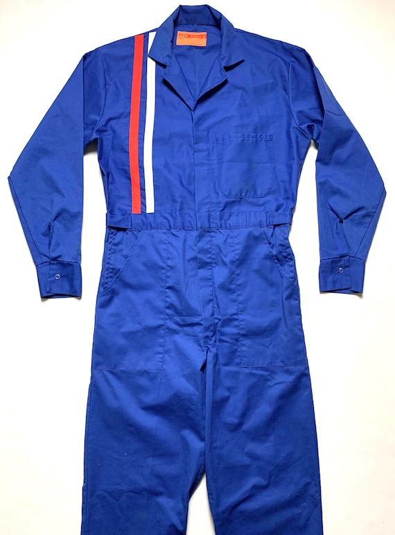 Vintage 1960s WORK WEAR Brand Coveralls ~ size 40
