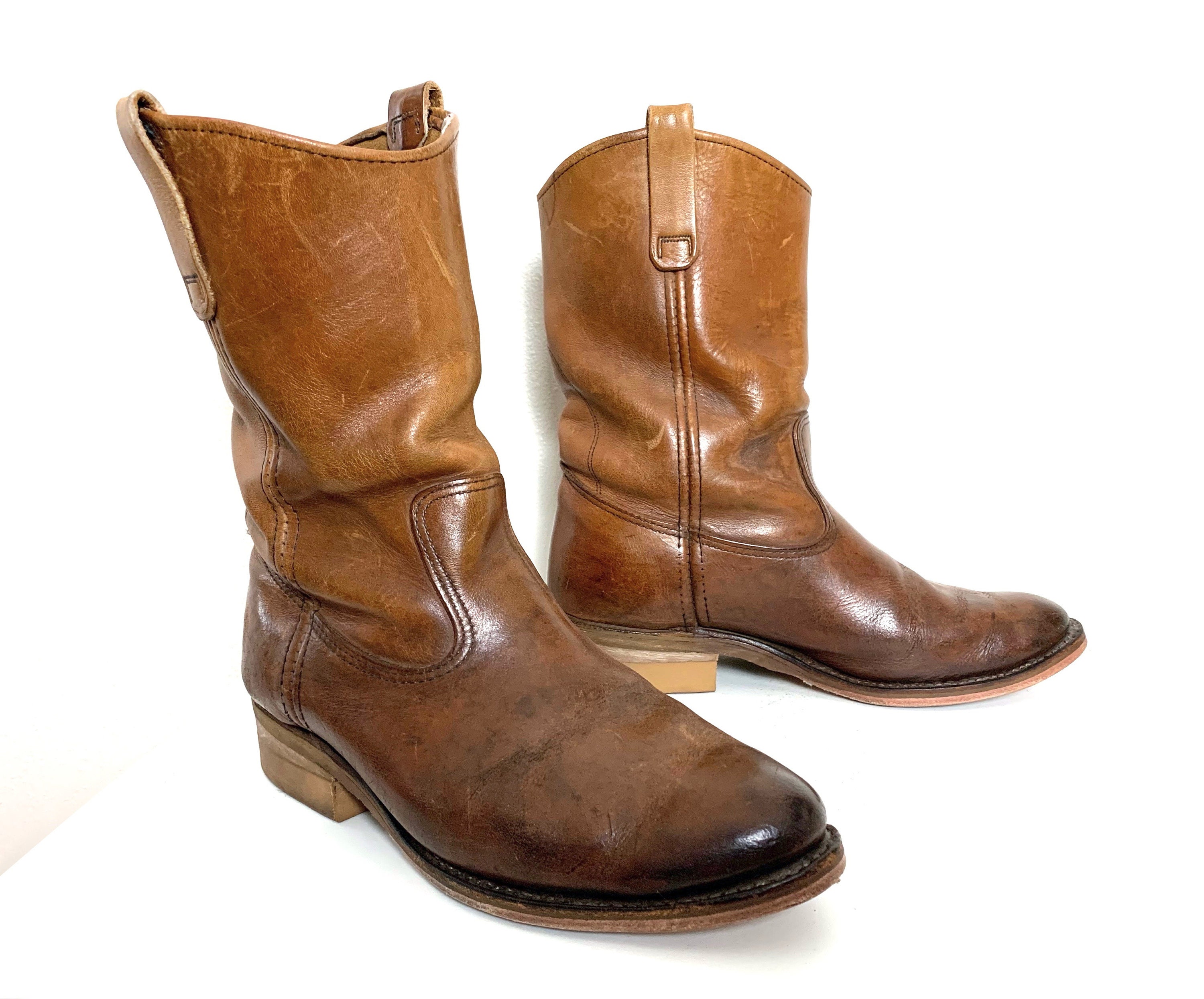 Vintage RED WING Pecos Botas talla 9 EE Desgaste de | Etsy España