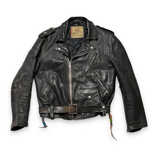 Vintage 1960s BECK ONE STAR Black Leather Motorcycle Jacket - Etsy ...