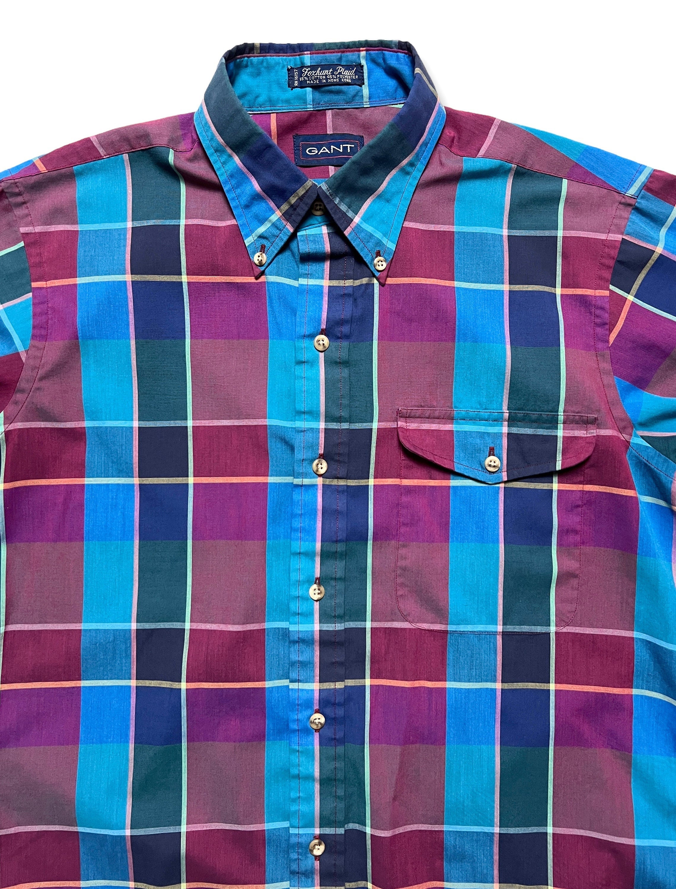 ヴィンテージ 1980 年代 GANT マドラス フォックスハント チェック 