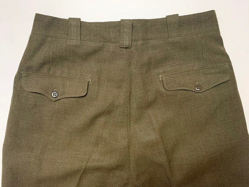 Vintage M-1952 US Army OD Field Trousers / Pants 30.5 Waist | Etsy
