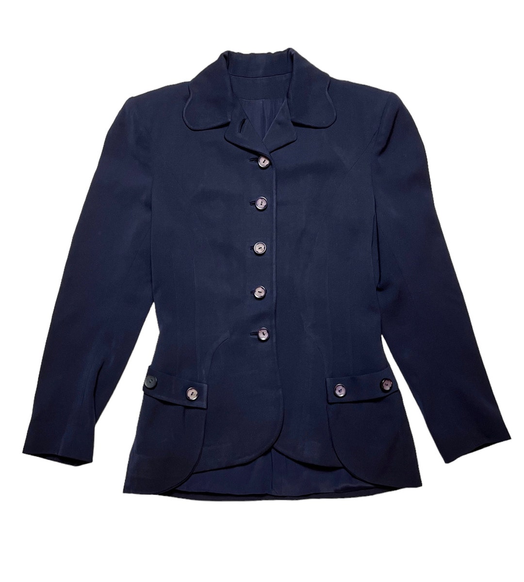 Vintage 1950s Women's FORSTMANN Wool Gabardine Jacket XS Blazer / Sport ...