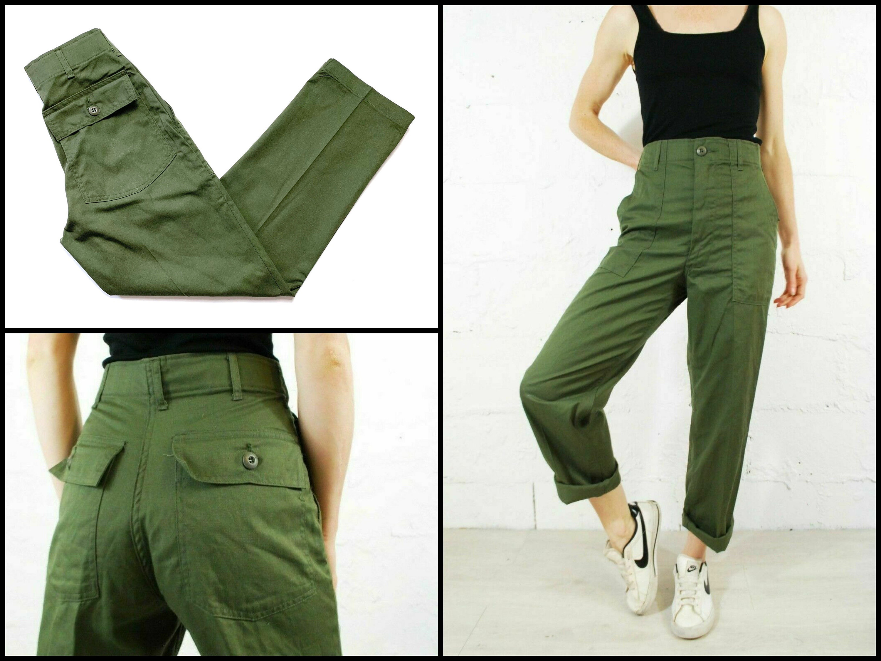 Slightly Tapered Linen Pants / Women Linen Trousers / Available in 50  Colors 