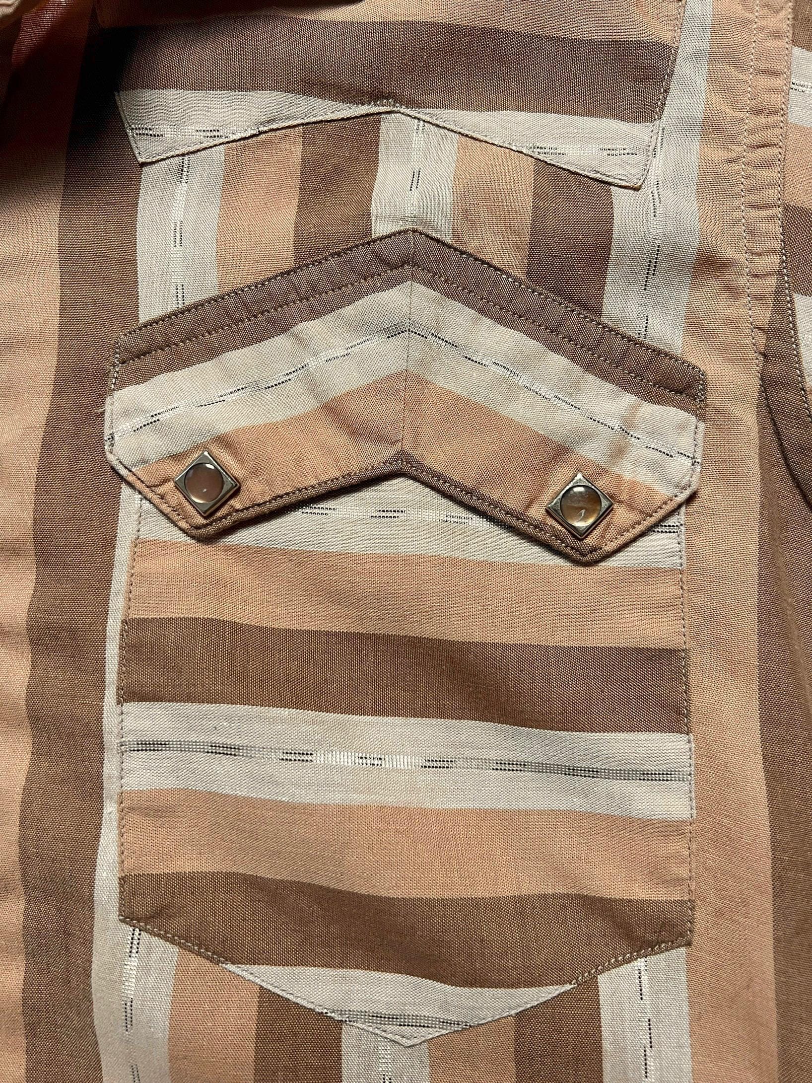 Vintage 1960s LEVI'S SADDLEMAN Western Shirt ~ Size M