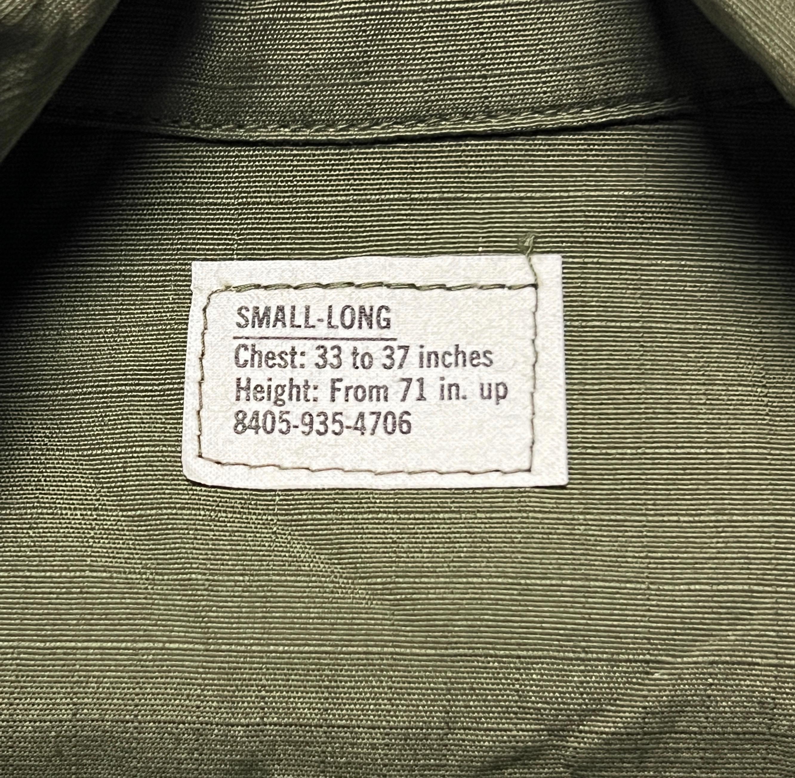 Vintage 1960s Vietnam War US Army Jungle Fatigue Jacket