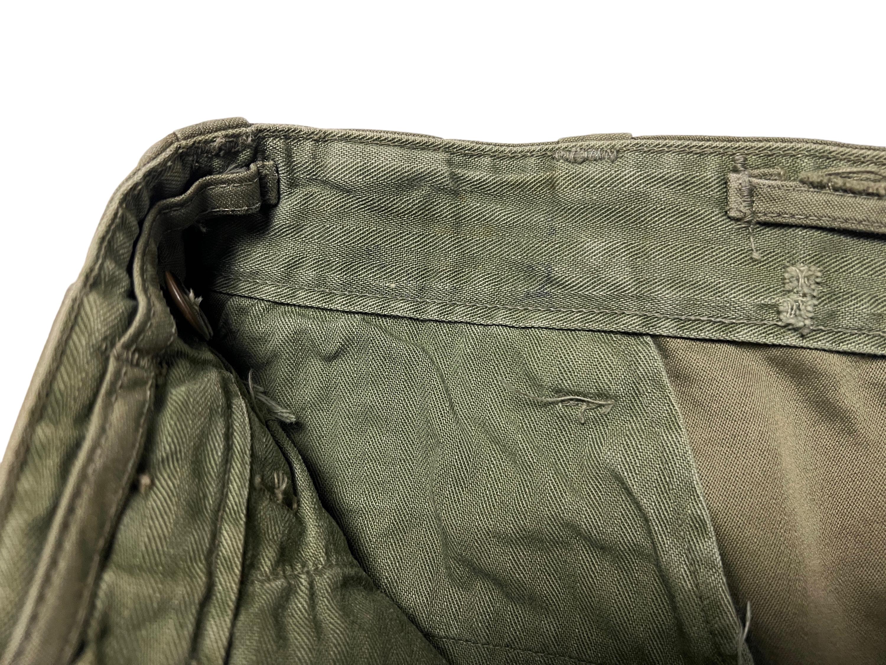 Vintage 1940s WWII M-1943 Cotton Field Trousers / Pants ~ 31 Vintage 1940s WWII M-1943 Cotton Field Trousers / Pants ~ 31