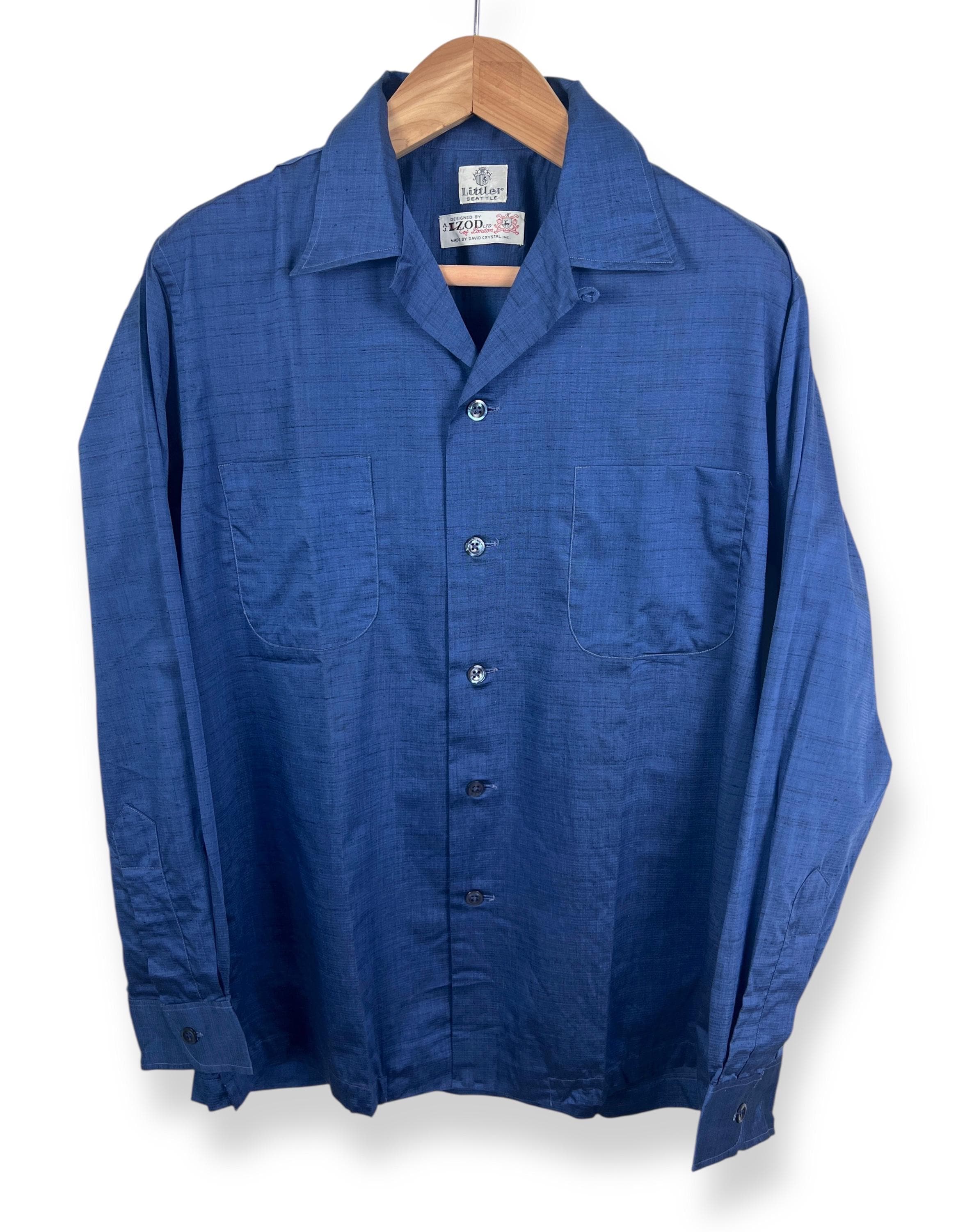 Towncraft Men Rayon Shirt 1950s - Etsy