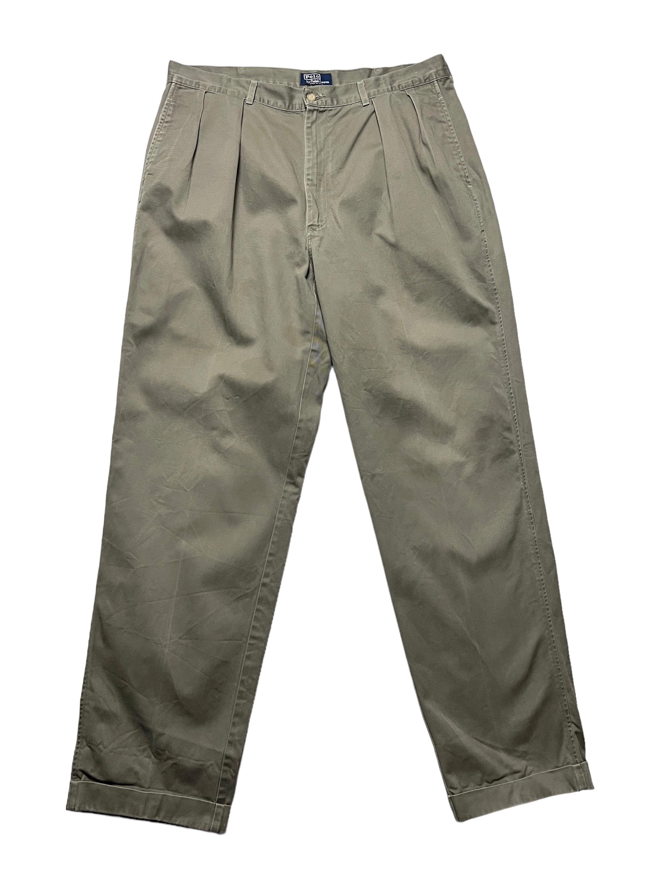 Vintage USA Made POLO Ralph Lauren Chinos / Pants ~ 35.5 Vintage USA Made POLO Ralph Lauren Chinos / Pants ~ 35.5