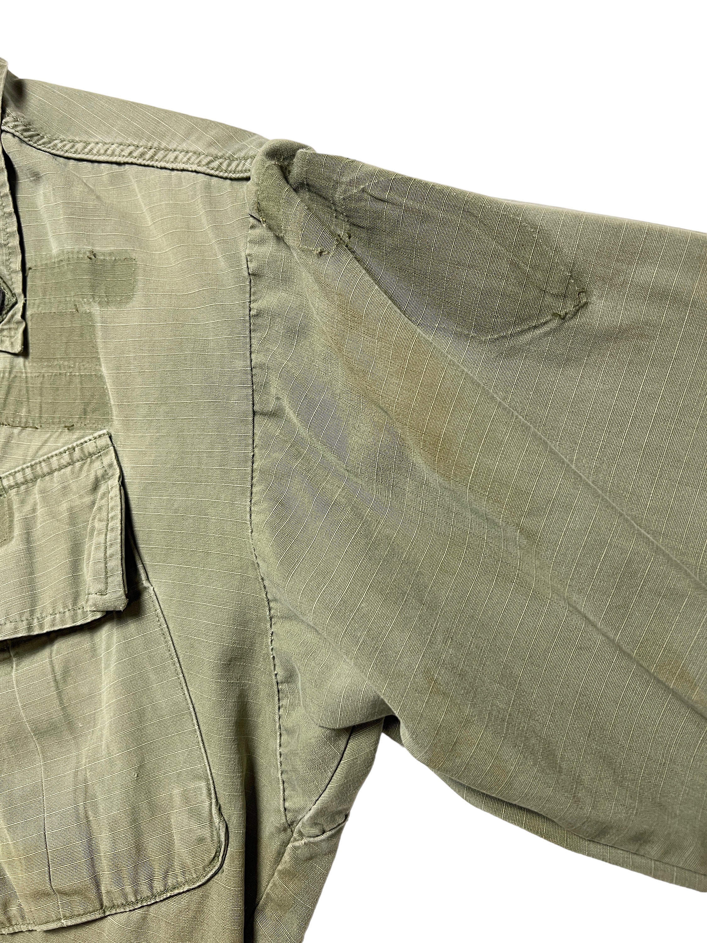 Vintage 1970s Vietnam War US Army Jungle Fatigue Jacket
