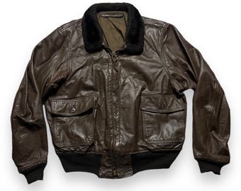 Vintage Avirex Type G-1 Jacket U.S Navy Leather Jacket - Etsy Vintage Avirex Type G-1 Jacket U.S Navy Leather Jacket - Etsy