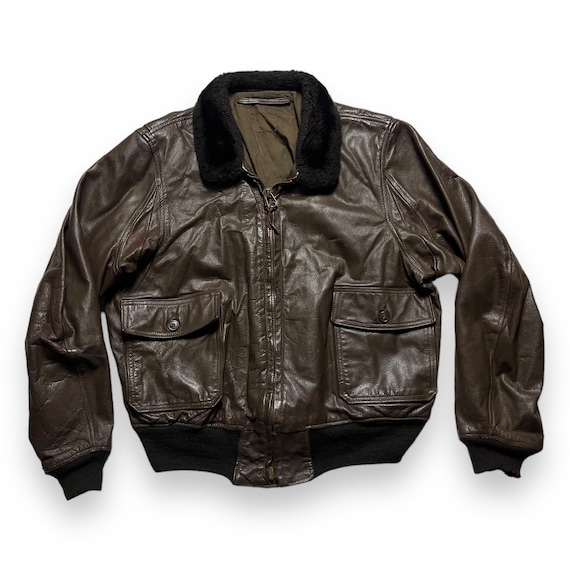 Vintage US NAVY G-1 Flight Jacket ~ Size 44 / Large ~ Bomber Vintage US NAVY G-1 Flight Jacket ~ Size 44 / Large ~ Bomber