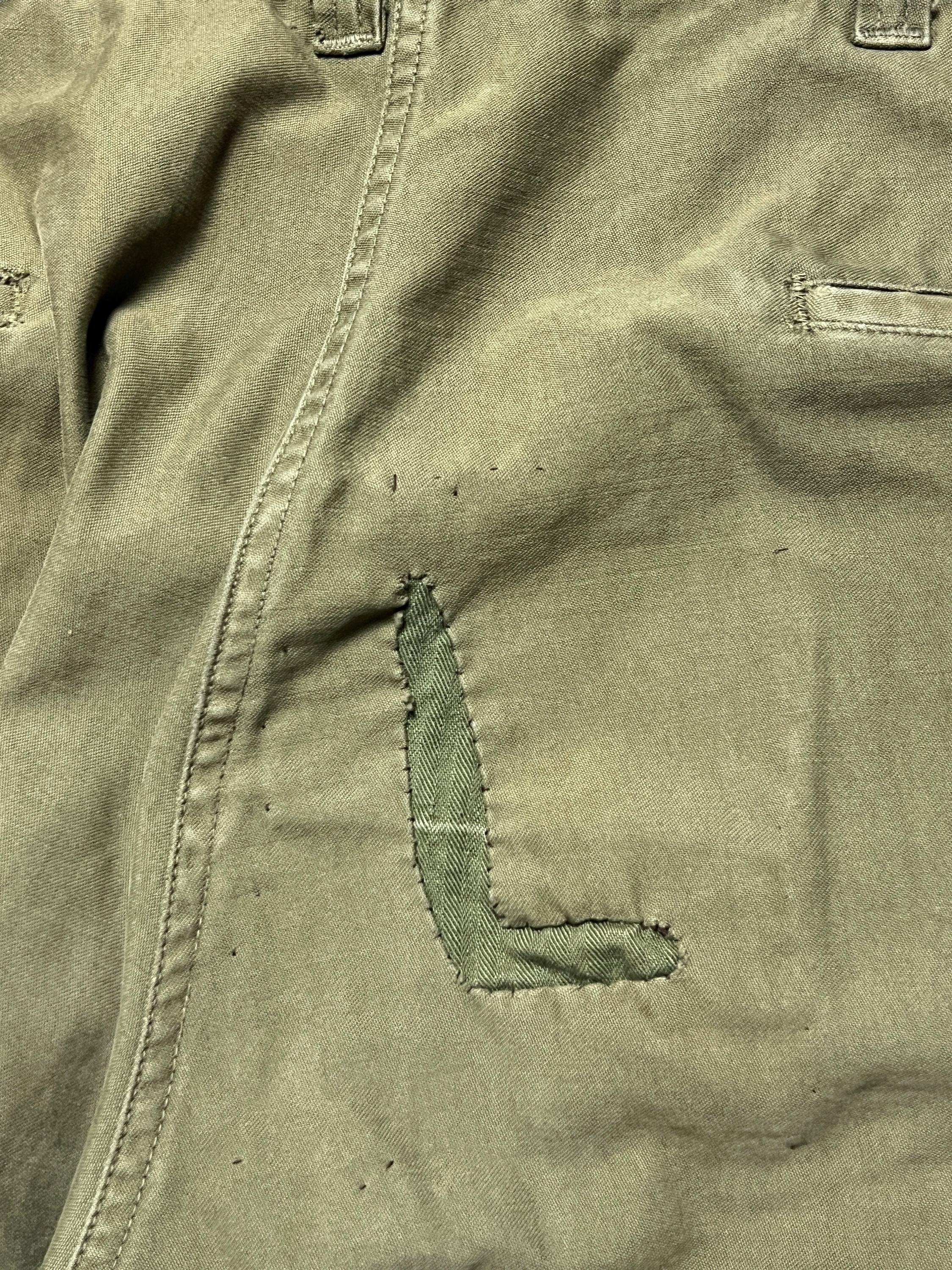 Vintage 1940s WWII M-1943 Cotton Field Trousers / Pants ~ 31 Vintage 1940s WWII M-1943 Cotton Field Trousers / Pants ~ 31