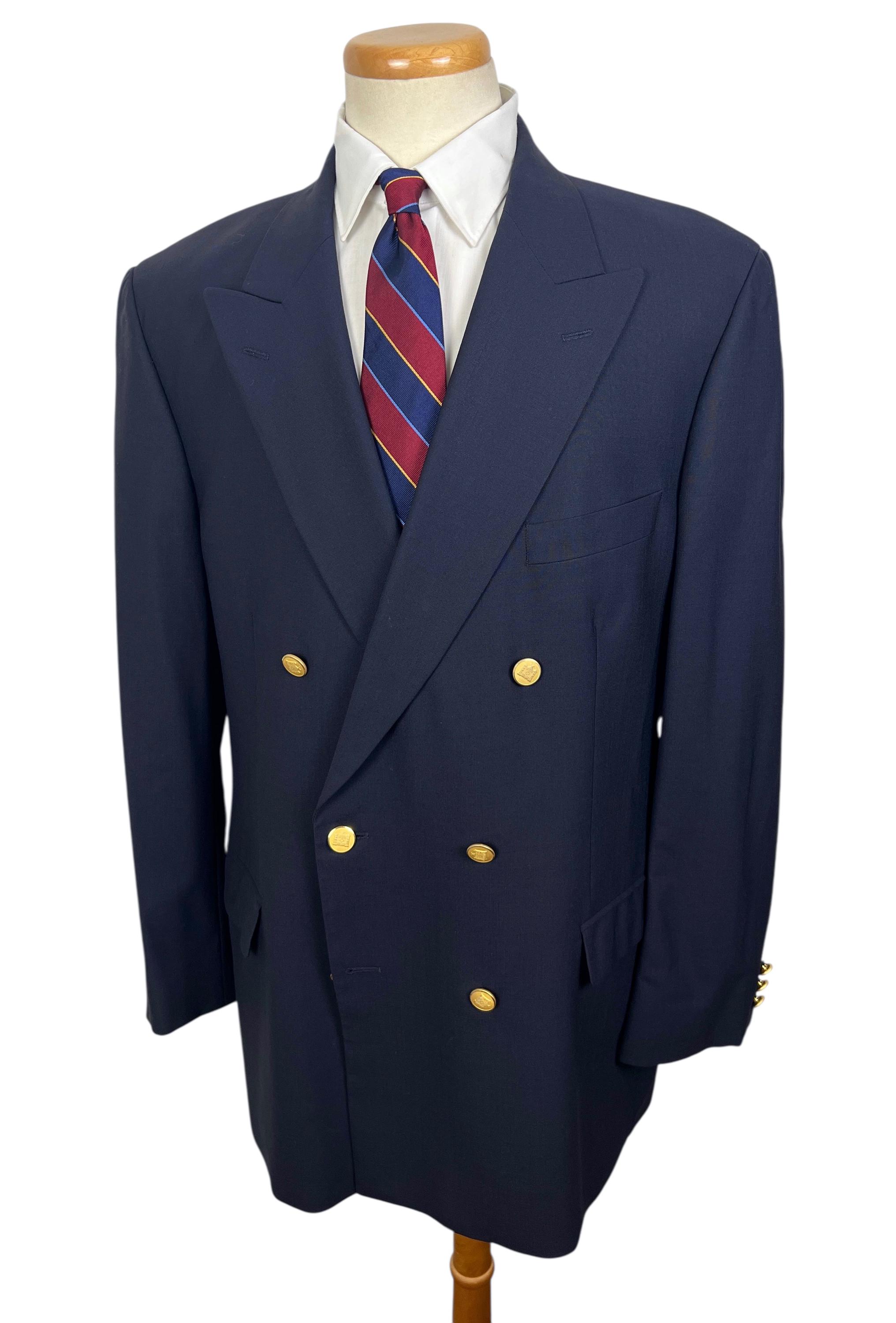 ジャケット・アウター 30s Special Vintage Double Breasted JKT Vintage 30s Blue Button Fly Double Breasted 2- Piece Men's