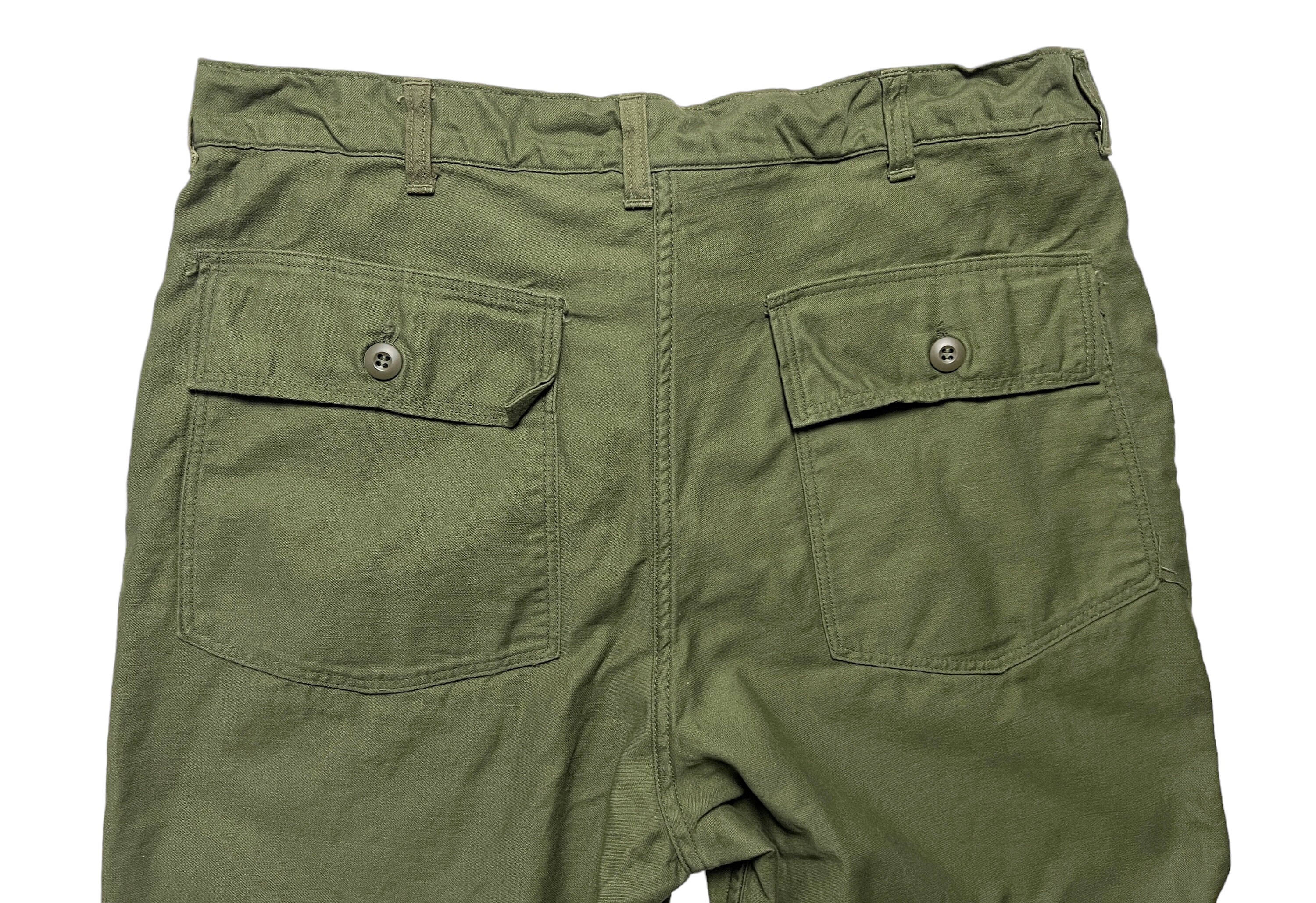 Vintage 1960s US Army OG-107 Cotton Field Trousers / Pants Vintage 1960s US Army OG-107 Cotton Field Trousers / Pants