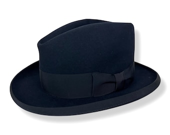 BEAUTIFUL Vintage 50s MALLORY “FIFTEEN” Fedora, Dark Brown BEAUTIFUL Vintage 50s MALLORY “FIFTEEN” Fedora, Dark Brown