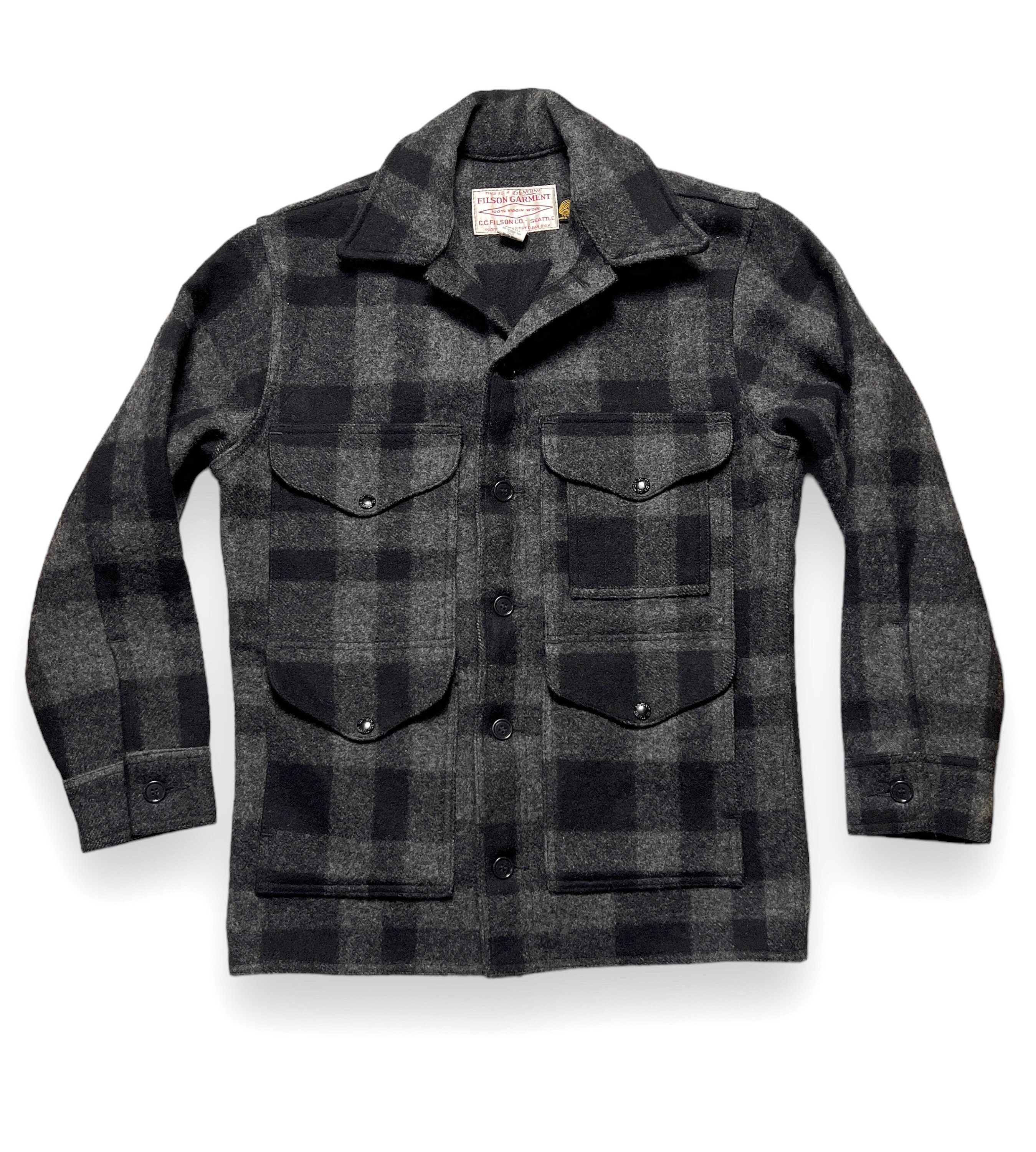 NEW Old Stock ~ Vintage 1980s FILSON Wool Mackinaw Cruiser NEW Old Stock ~ Vintage 1980s FILSON Wool Mackinaw Cruiser