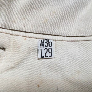 Vintage WWII US Army OD Wool Field Trousers / Pants measure 31.5 Waist Button-Fly Military Uniform 1940s / 40s 31 32 Waist image 8