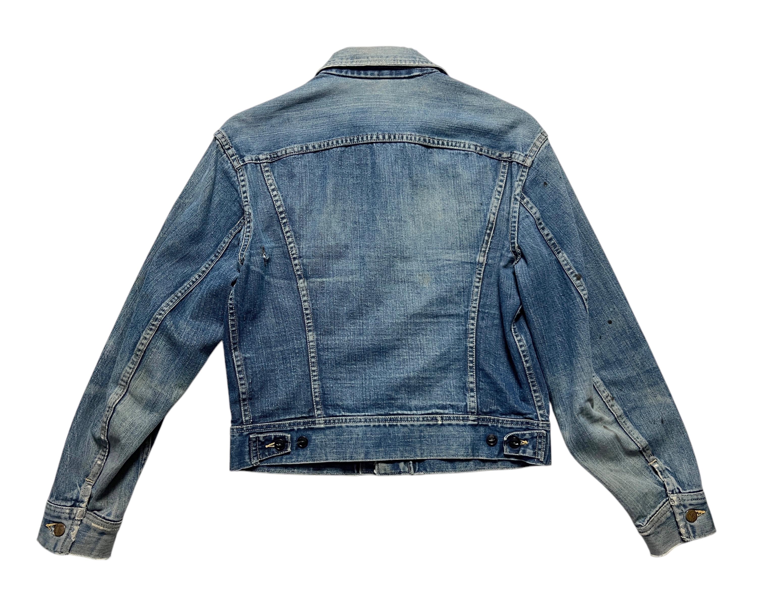 RARE ~ Vintage 1950s/1960s LEE 101-J Denim Jean Jacket