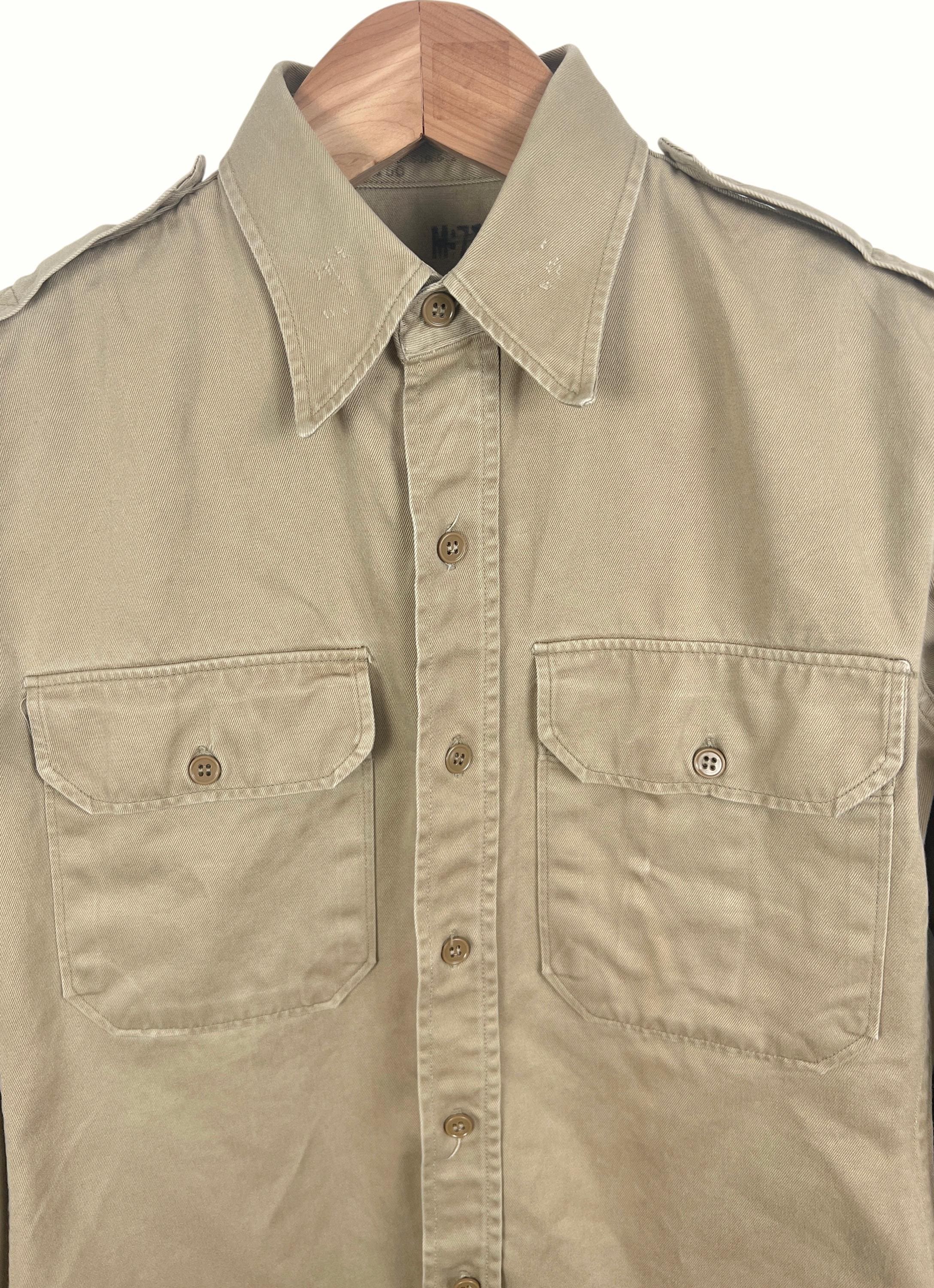 Vintage 1940s/1950s US ARMY Cotton Twill Field Shirt ~ Size S