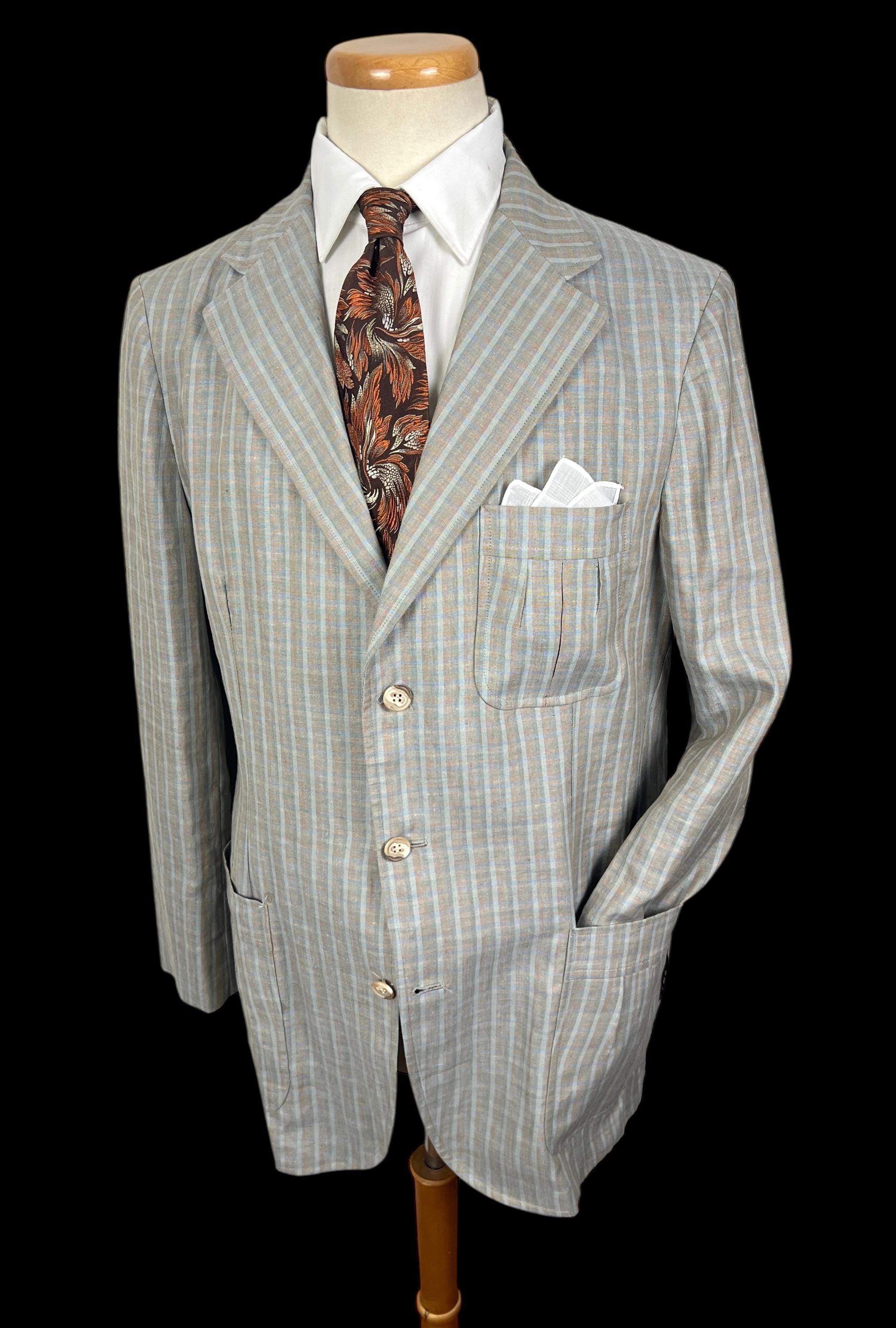 ジャケット・アウター 90s Paul Stuart wool half coat Paul Stuart Sport Coat Suit Jacket Men's 43-39 Long Gray