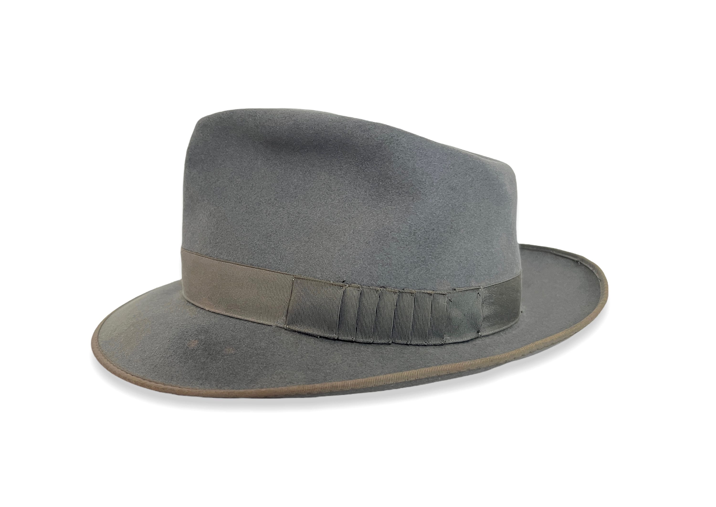 Vintage 1950s/1960s PENNEY'S MARATHON Fedora ~ Size 7 1/8 to Vintage 1950s/1960s PENNEY'S MARATHON Fedora ~ Size 7 1/8 to