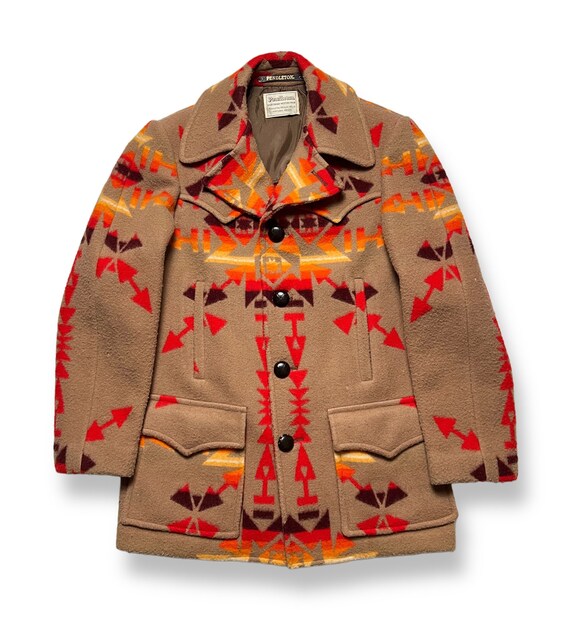 70s pendleton blanket coat Gem
