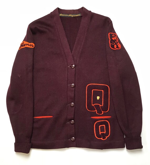 women's varsity cardigan sweater
