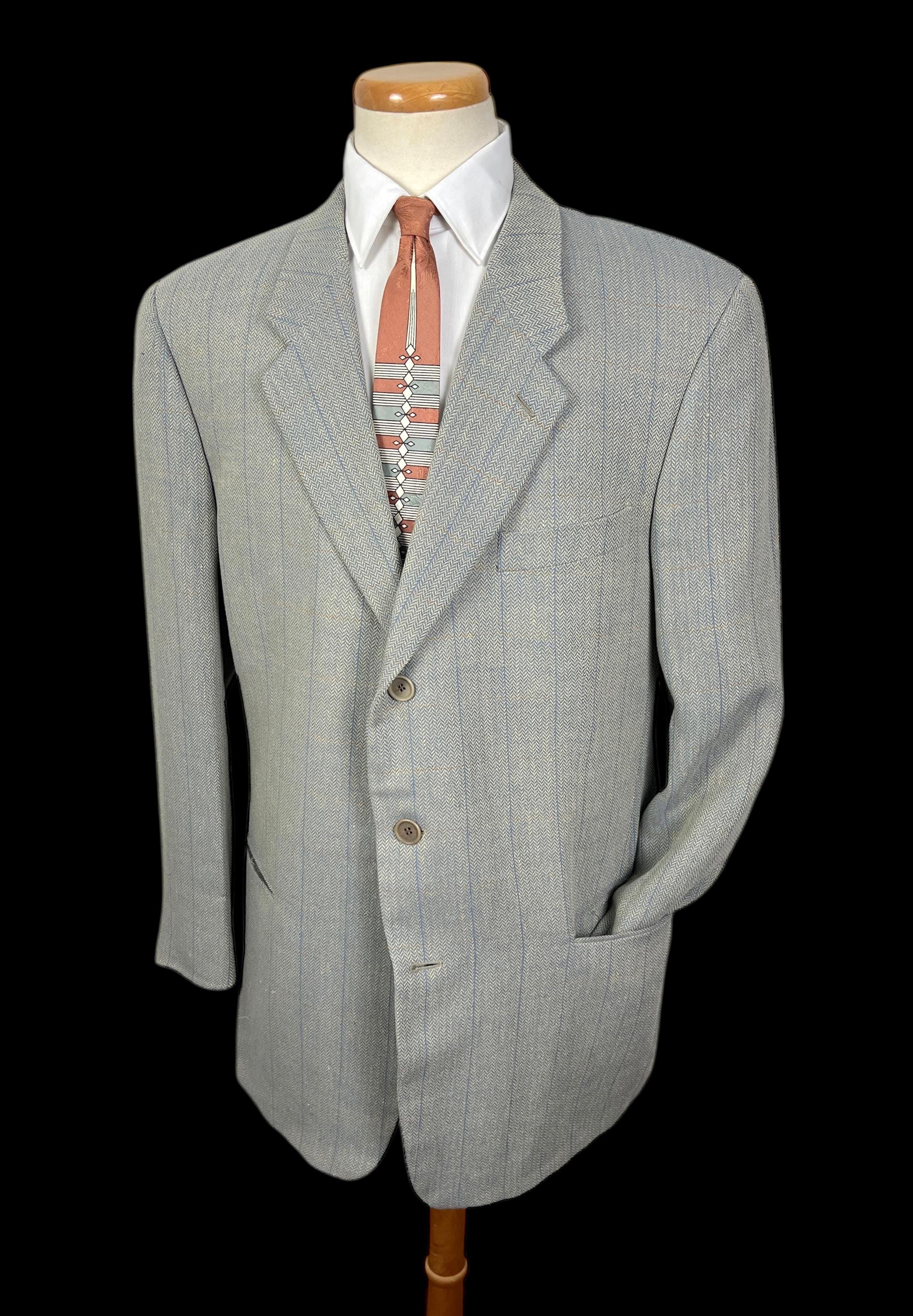 90年代 GIORGIO ARMANI Linen Rayon Jaket Vintage 1990s GIORGIO ARMANI Wool & Linen Sport Coat ~ Size