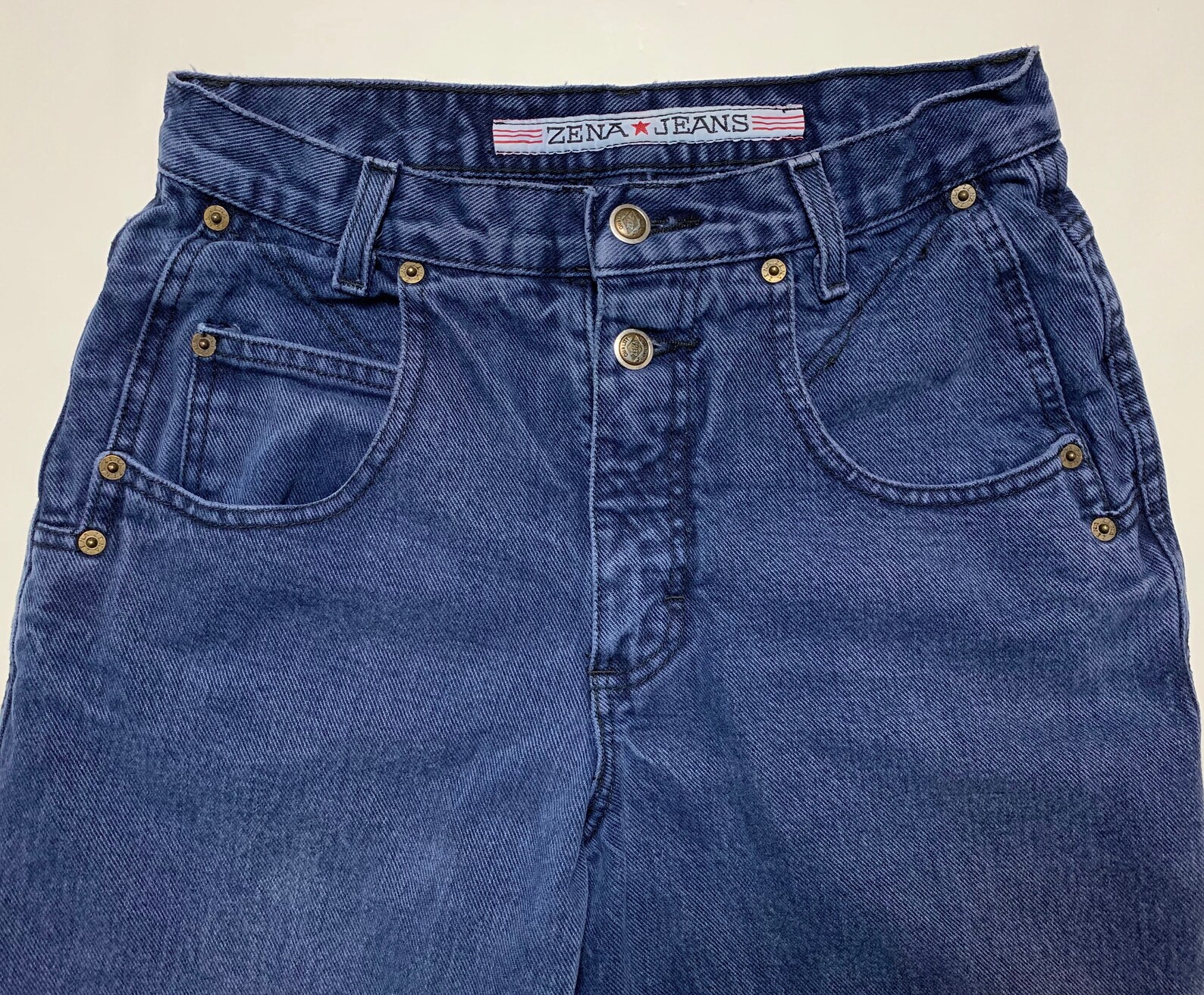 Vintage 1980s/1990s ZENA Jeans Measure 27 X 29.75 Tapered | Etsy