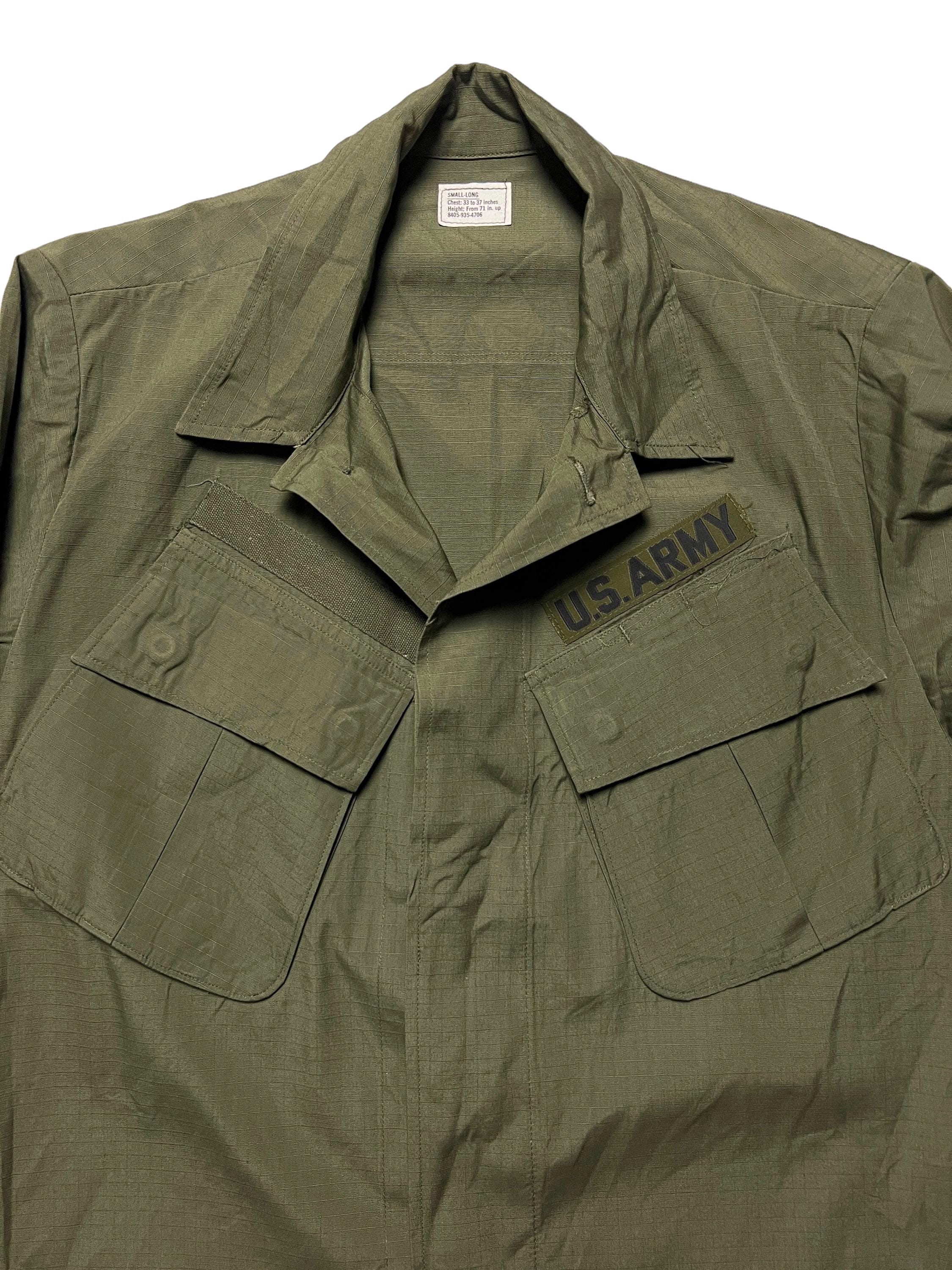 Vintage 1960s Vietnam War US Army Jungle Fatigue Jacket Vintage 1960s Vietnam War US Army Jungle Fatigue Jacket