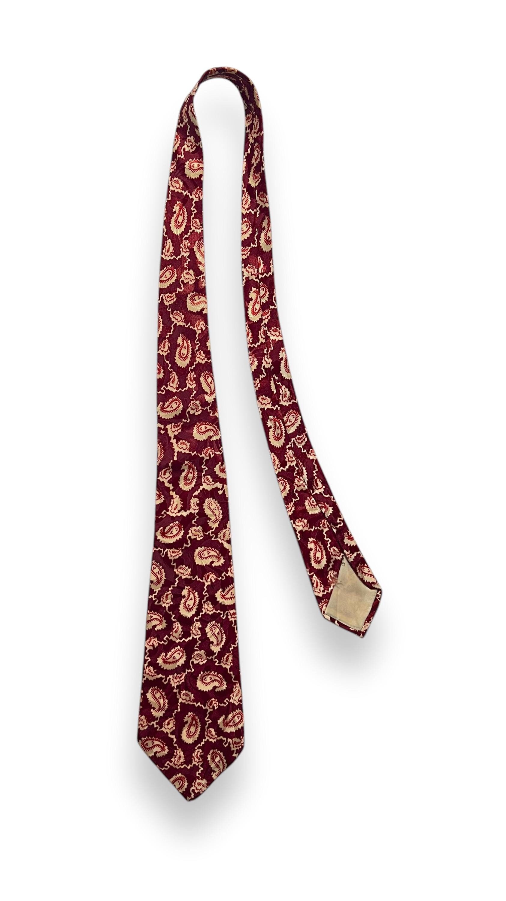 Pilgrim Cravats Vintage WIDE UNIQUE Mens Neck Tie 50