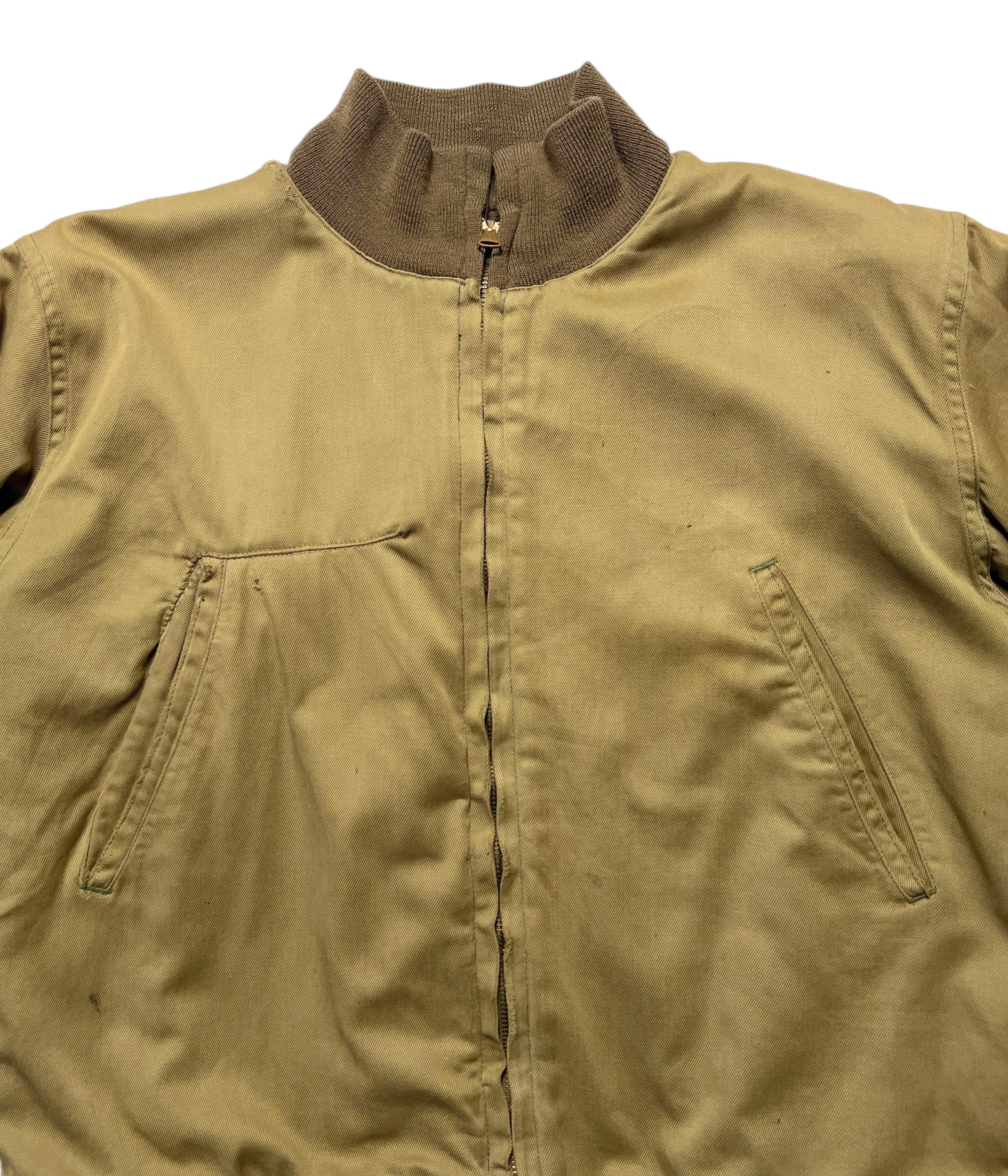 Vintage 1940s WWII US Army 2nd Pattern Tanker Jacket ~ Size S to M