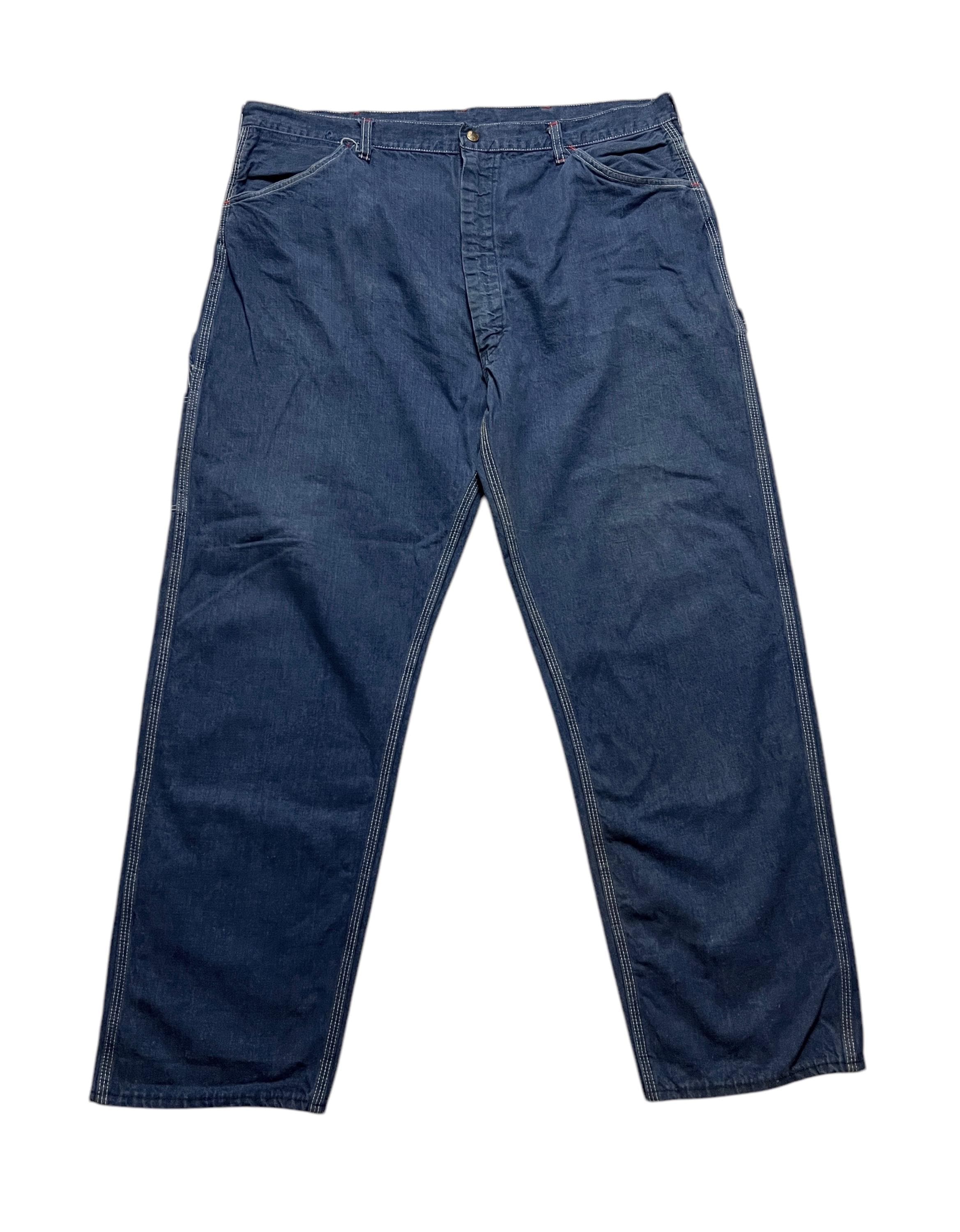Vintage 1950s/1960s MONTGOMERY WARD Powr House Jeans ~ 38.5 Vintage 1950s/1960s MONTGOMERY WARD Powr House Jeans ~ 38.5