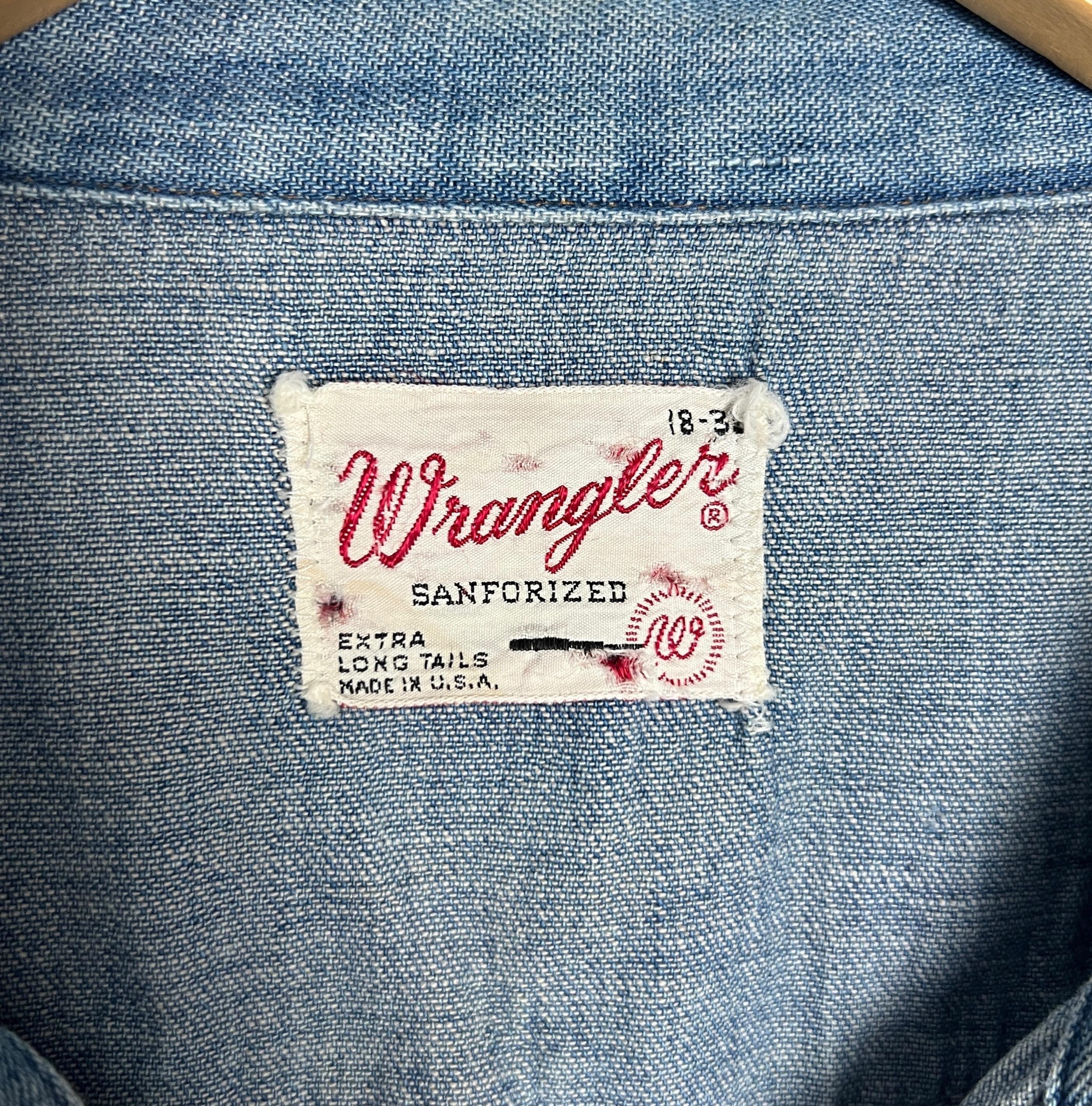 60s WRANGLER 66MJZ 幻 黒サテン ラングラー ビンテージ - メルカリ