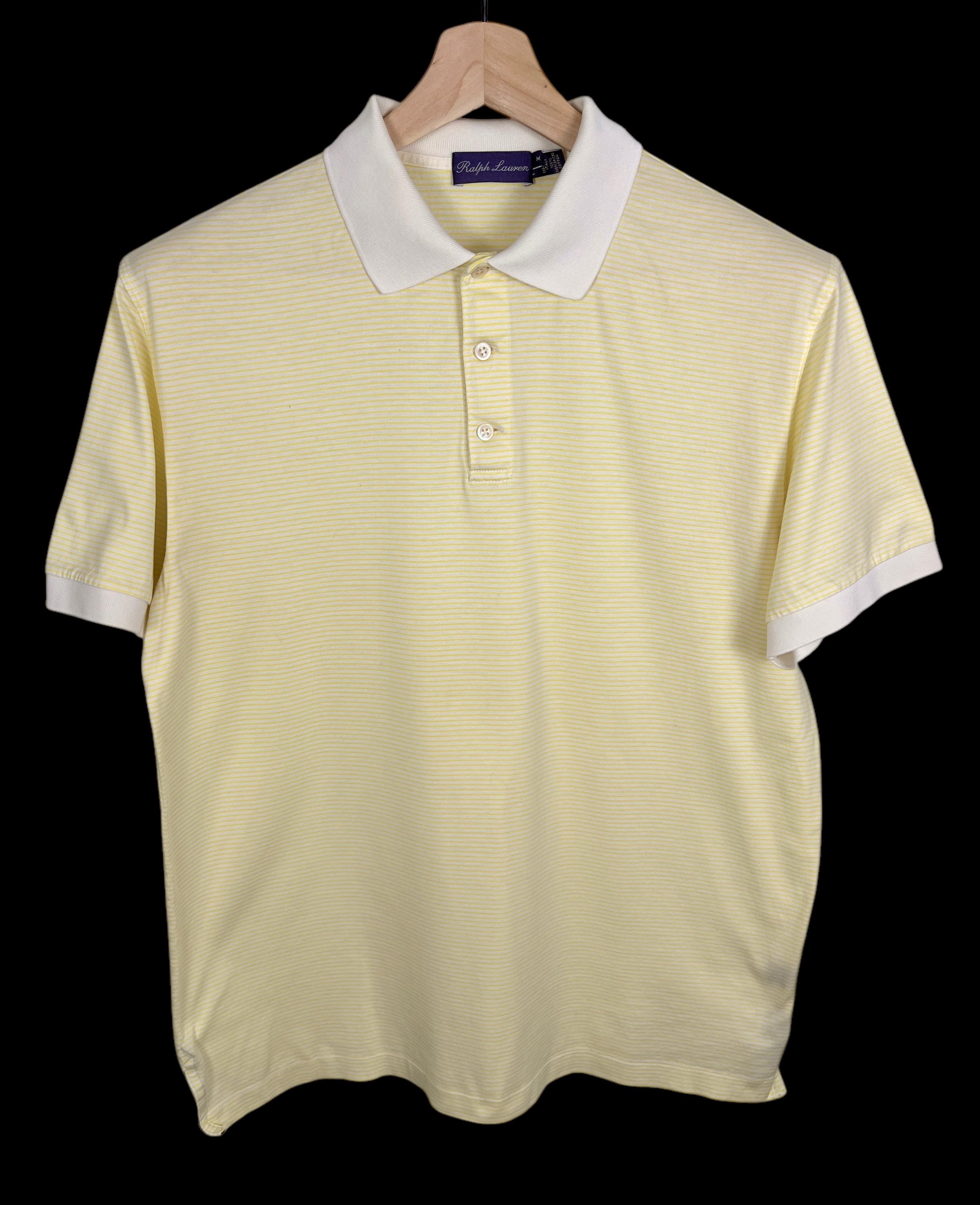 イタリア製　ラルフローレン　パープルレーベル　ポロシャツ ヴィンテージ ラルフローレン パープルレーベル ポロシャツ ~ M ~ 100