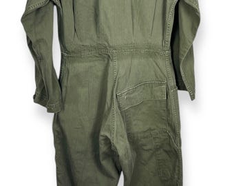 Vintage WWII US Army HBT Coveralls ~ S ~ Military / Work Wear