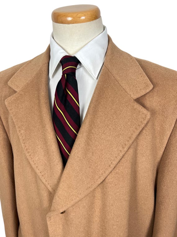 ジャケット・アウター 60s-70s KASHMARA cashmere long coat Vintage 1960s/1970s KASHMARA Camel Overcoat ~ Size 44 to 46 Long